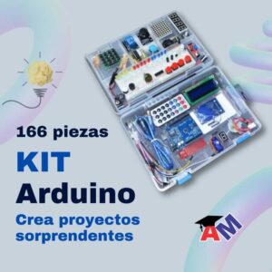 Ideal para principiantes y entusiastas, este arduino startet kit te ofrece todo lo necesario para comenzar a crear tus propios proyectos innovadores